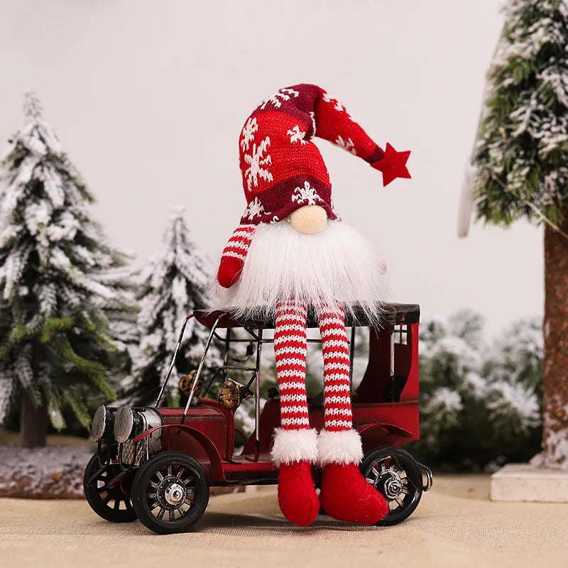 20/30cm LED Poupée sans visage Elfe Gnome avec lumières Décoration de Noël Maison Joyeux Noël Navidad Enfants Cadeau du Nouvel An 2025